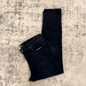 EXPRESS DARK WASH SKINNY JEANS